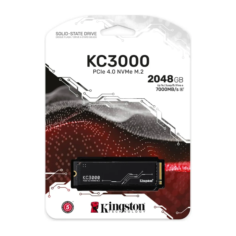 Kingston KC3000 2TB NVMe SSD product photo